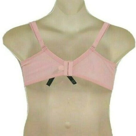 INC International Concepts Womens T Shirt Bra Plus Size 40DDD Pink with Lace NEW - Picture 2 of 8